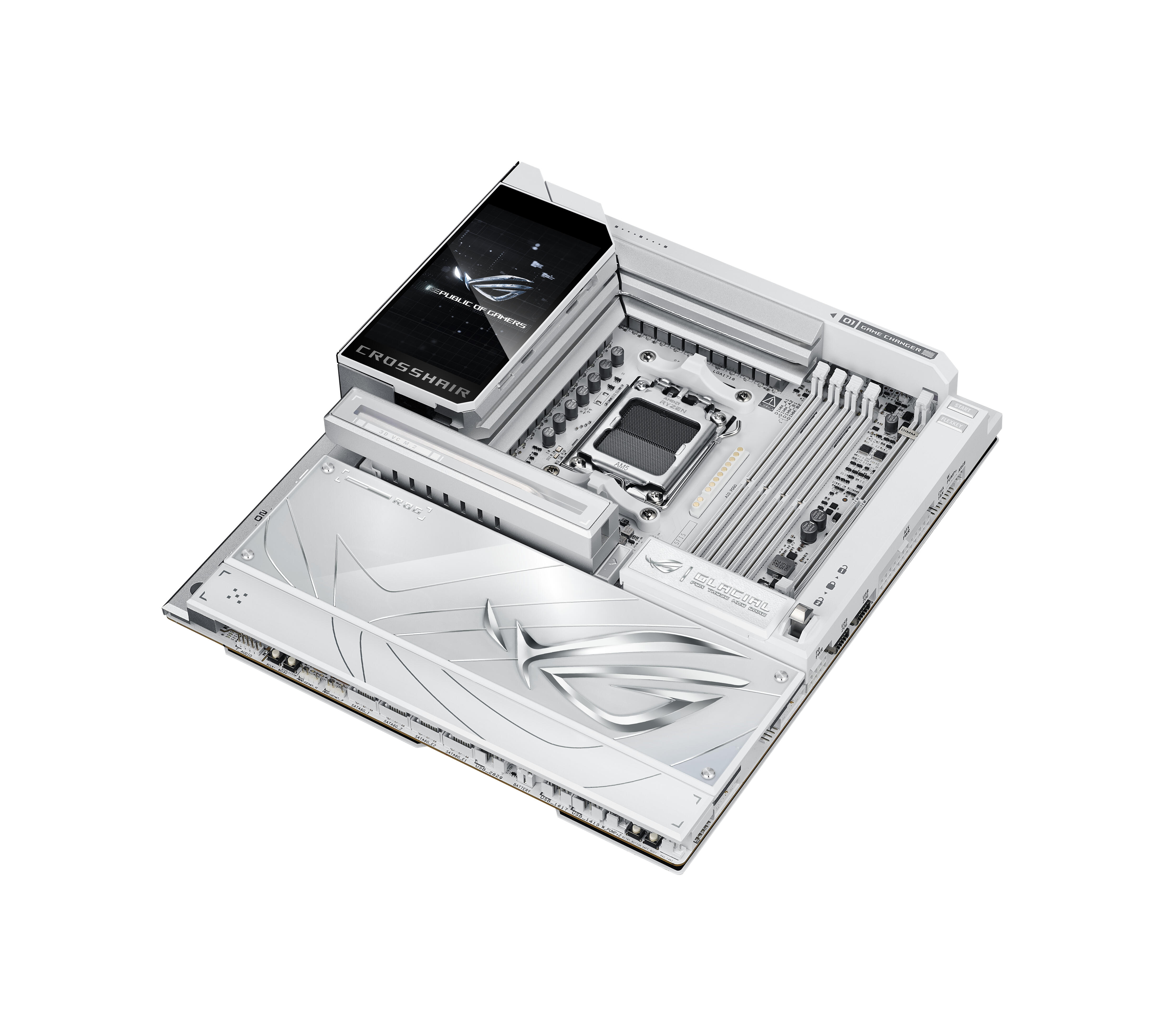 ASUS Scheda madre ROG CROSSHAIR X870E GLACIAL E-ATX / 90MB1NQ0-M0EAY0 Bianco