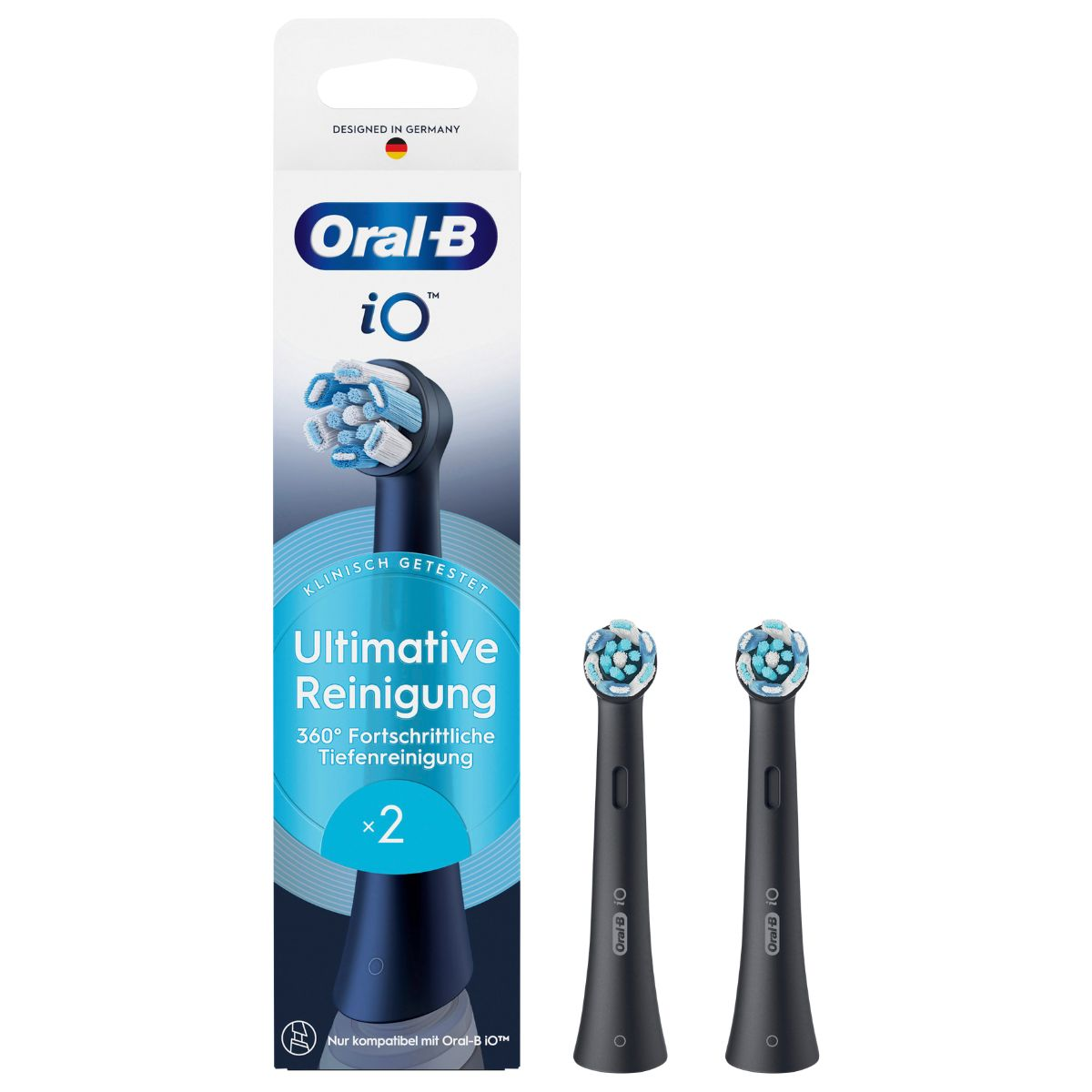 Oral-B Cabezal de cepillo sonic iO Ultimative Reinigung / 8700216373807 Negro Paquete doble
