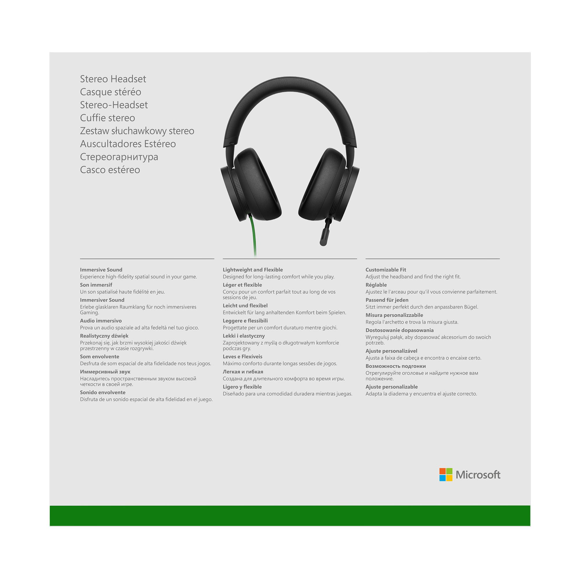 Microsoft Headset XBSHBK / 8LI-00002 Black