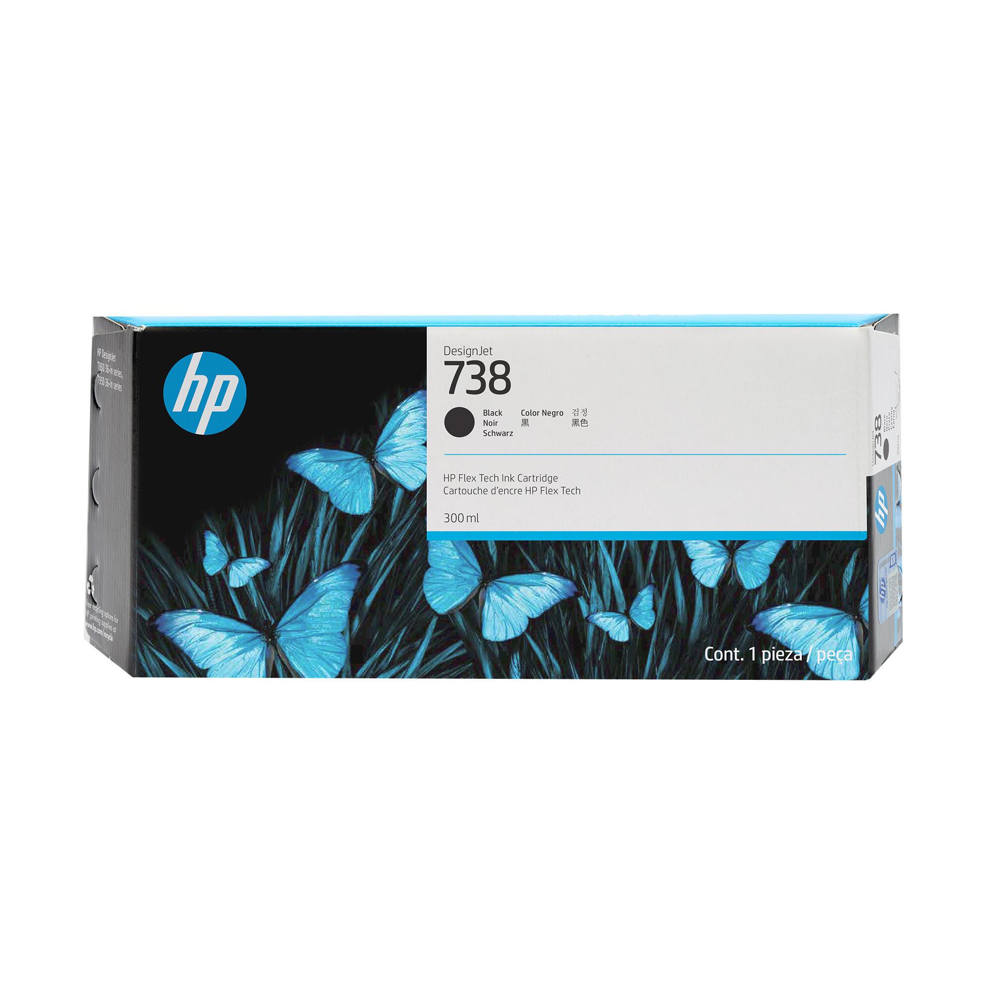 HP Tinte 738XL / 498N8A Schwarz XL