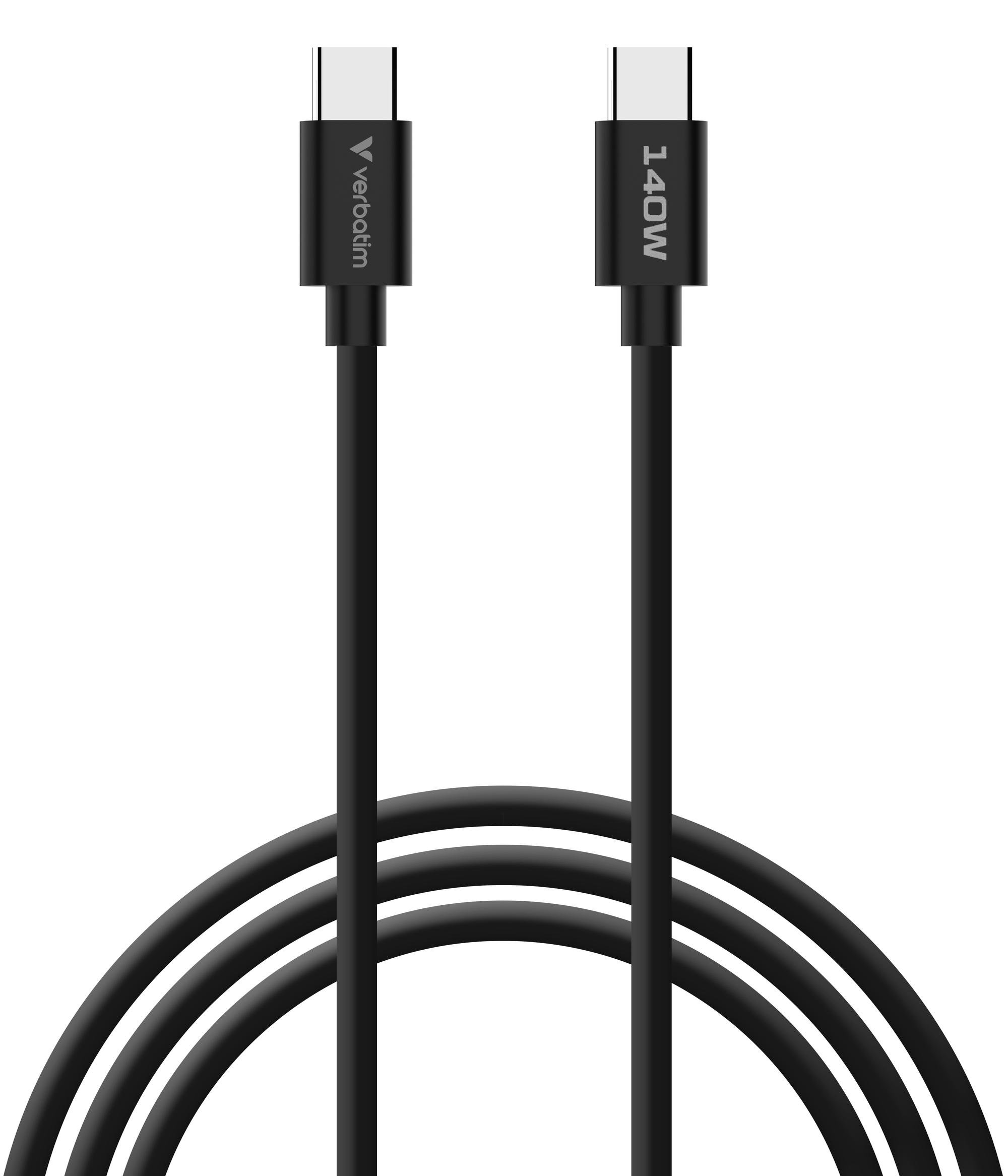 Verbatim Mini Display 140W mit Kabel / 30240 Noir