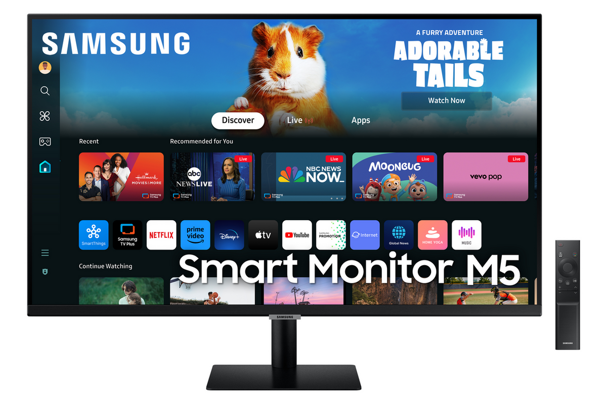 Samsung Monitor M5 S27DM500EU / LS27DM500EUXDU Nero (27 ")