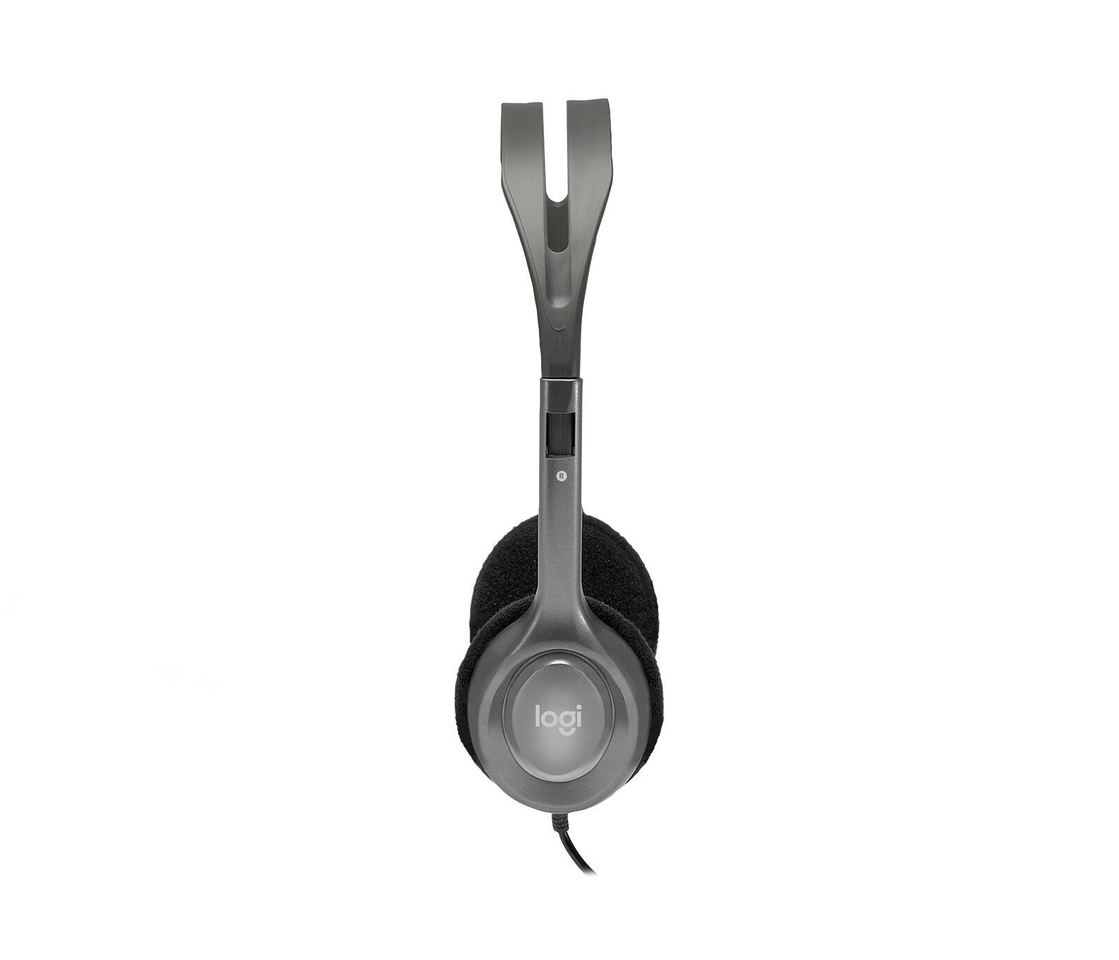 Logitech Headset H110 / 981-000271 Grau, Dunkles Grau