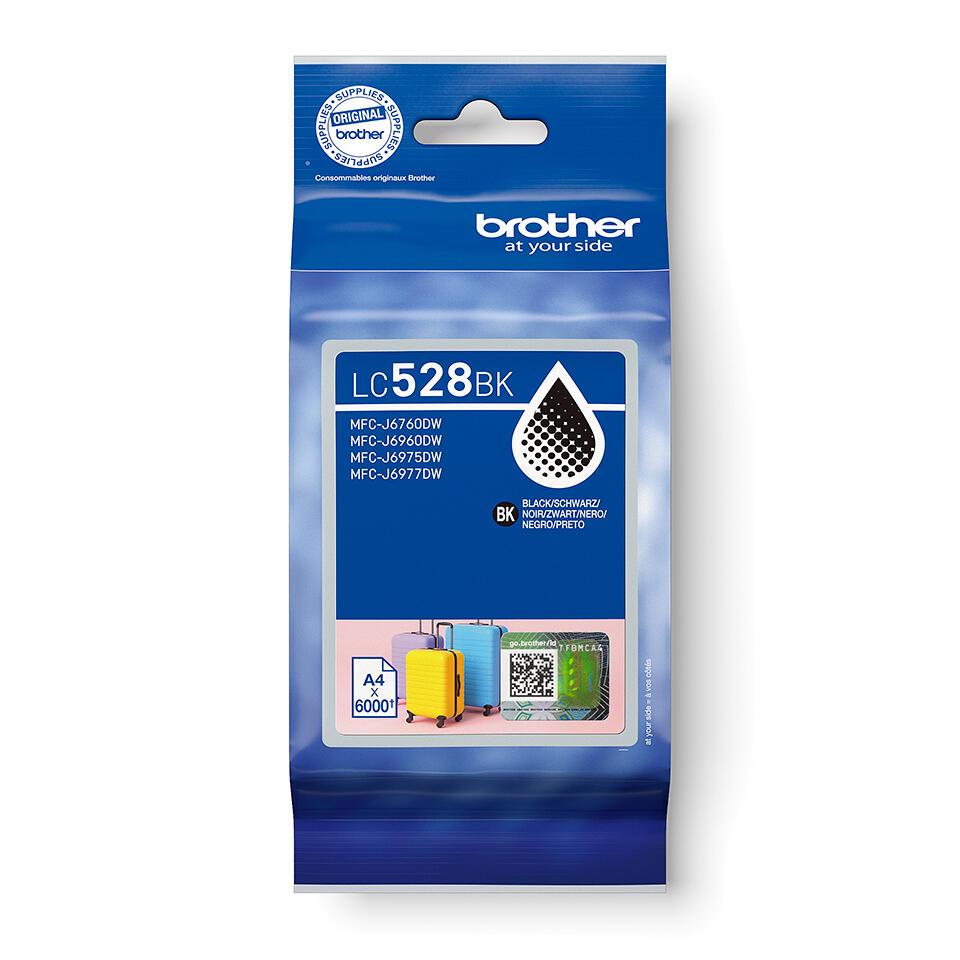 Brother Tinte LC-528BK / LC528BK Schwarz XL