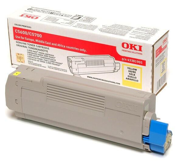 OKI Toner 43381905 Giallo Standard