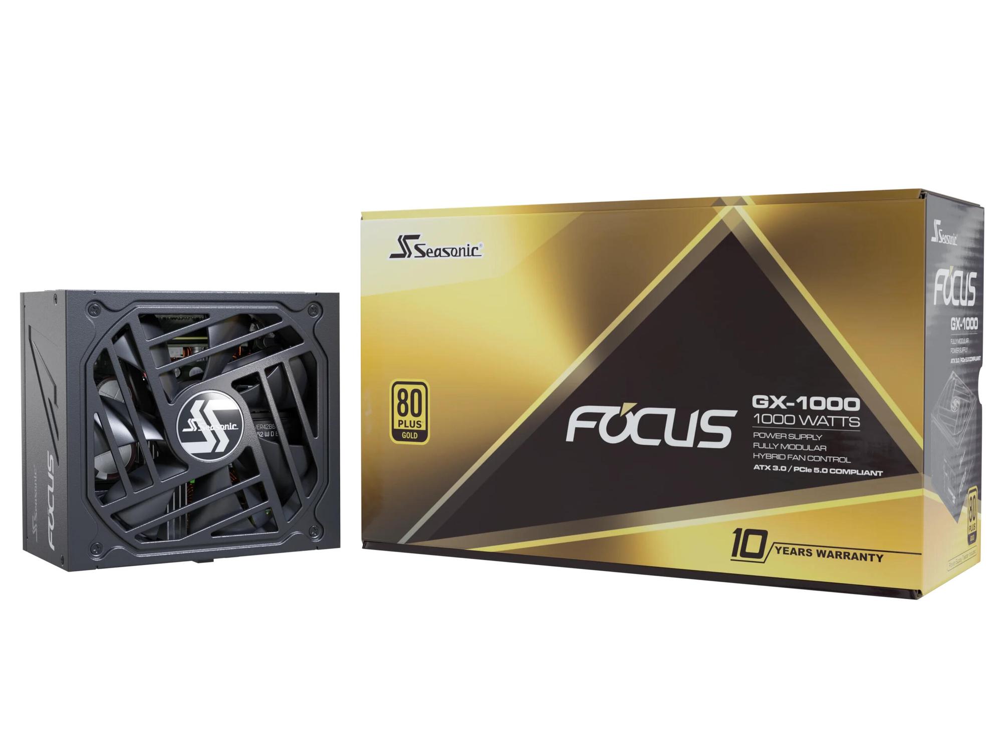 Seasonic Alimentation pour PC Focus GX-1000 / FOCUS-GX-1000-V4 Noir