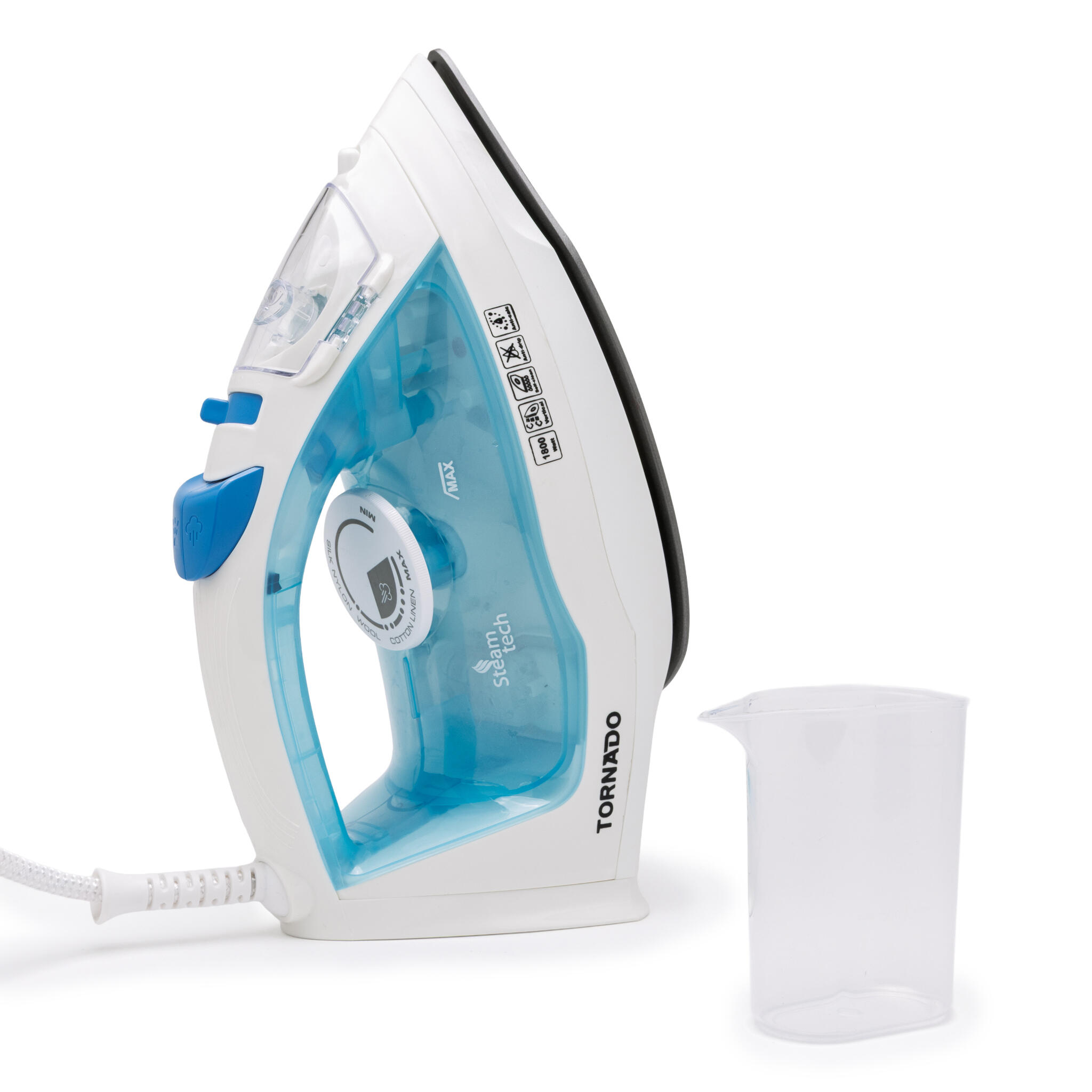 TORNADO Plancha de vapor TST-1800B Blanco