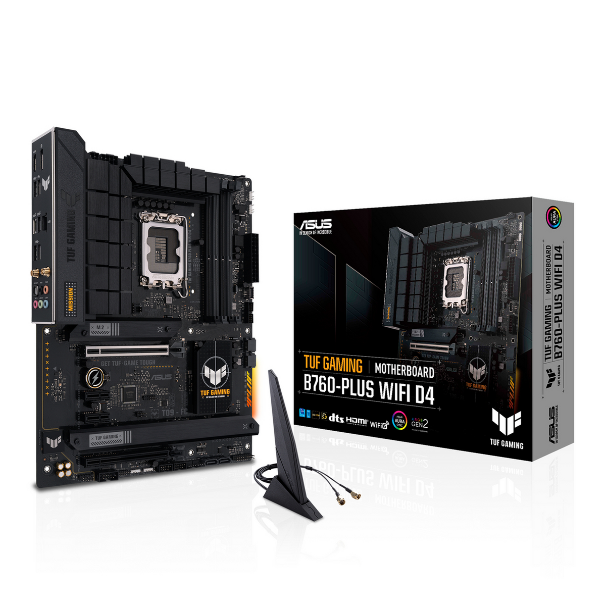 Asus Mainboard TUF GAMING B760-PLUS WIFI D4 / 90MB1DF0-M0EAY0 Schwarz
