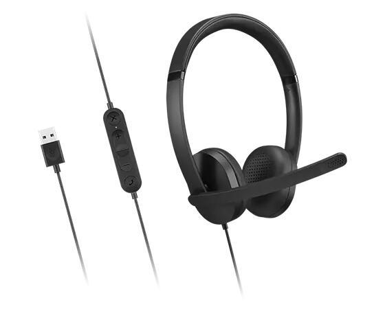 Lenovo Cuffia USB-A Gen2 / 4XD1P83425 Nero
