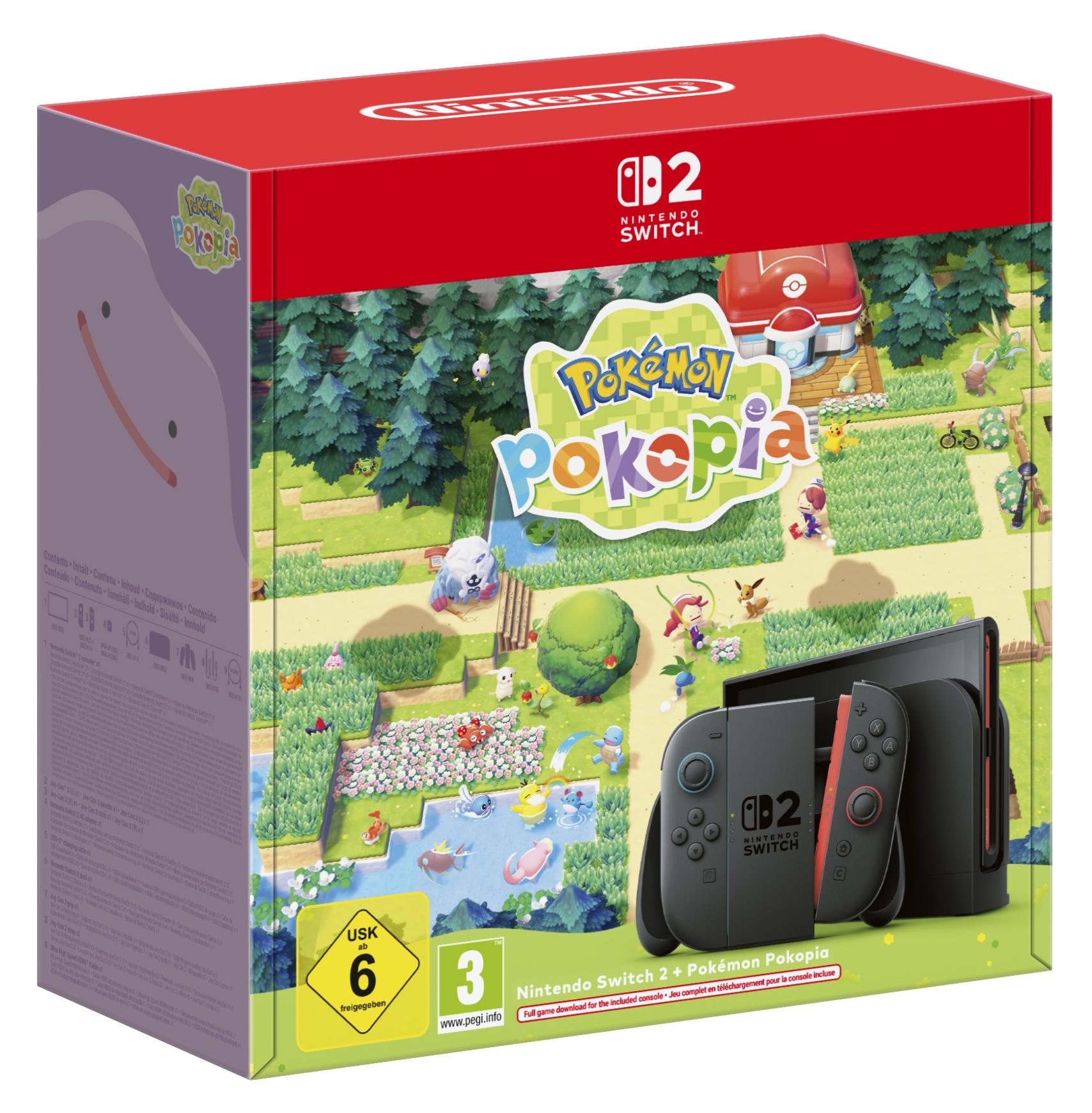 Nintendo Konsole Switch 2 Pokémon Pokopia / 10020008 Schwarz 20,1 cm (7,9")