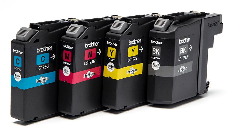 Brother Tinte LC-123VALBP / LC123VALBP BK,C,M,Y Multipack