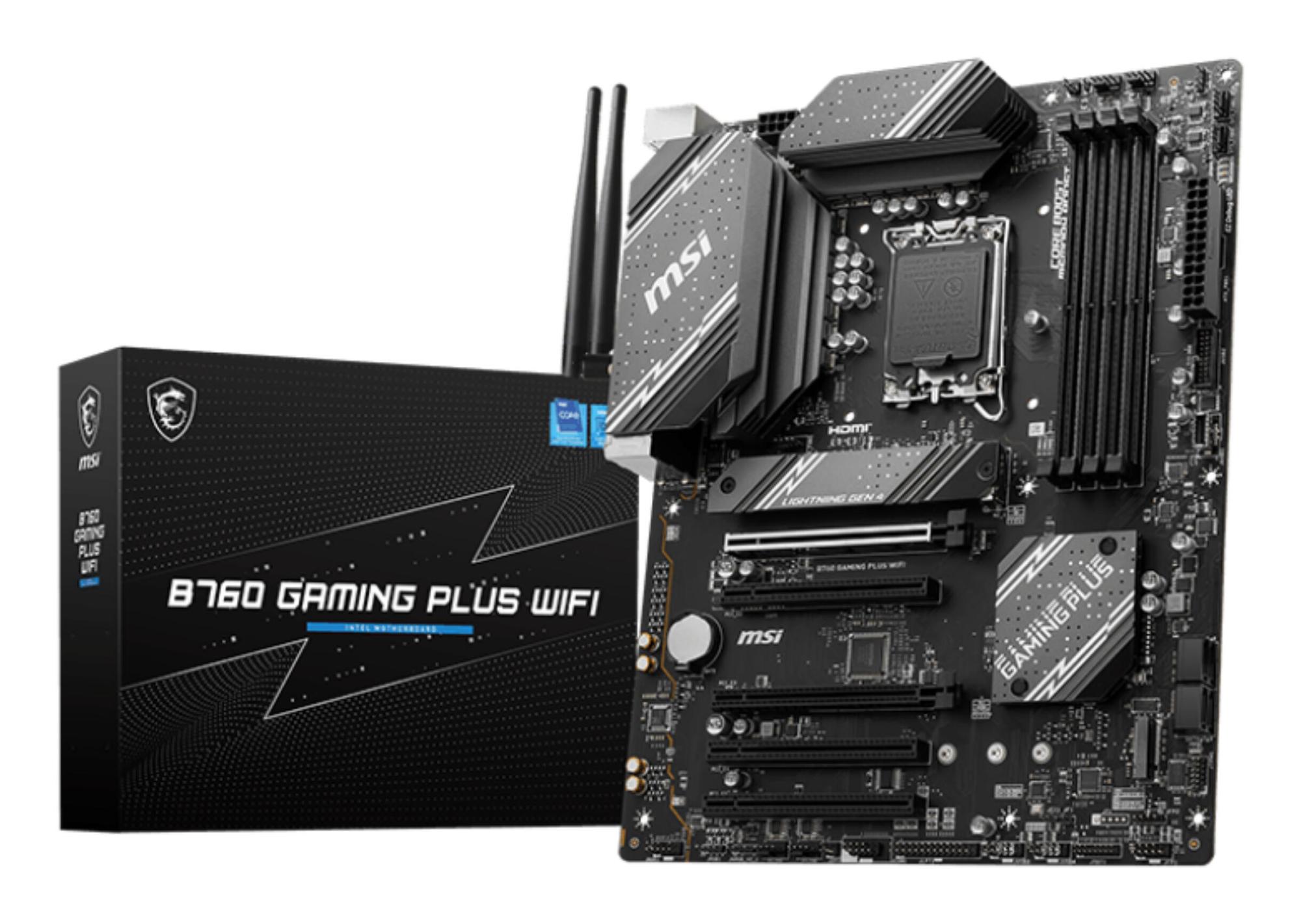 MSI Mainboard B760 Gaming Plus Wifi / 7D98-007R Black