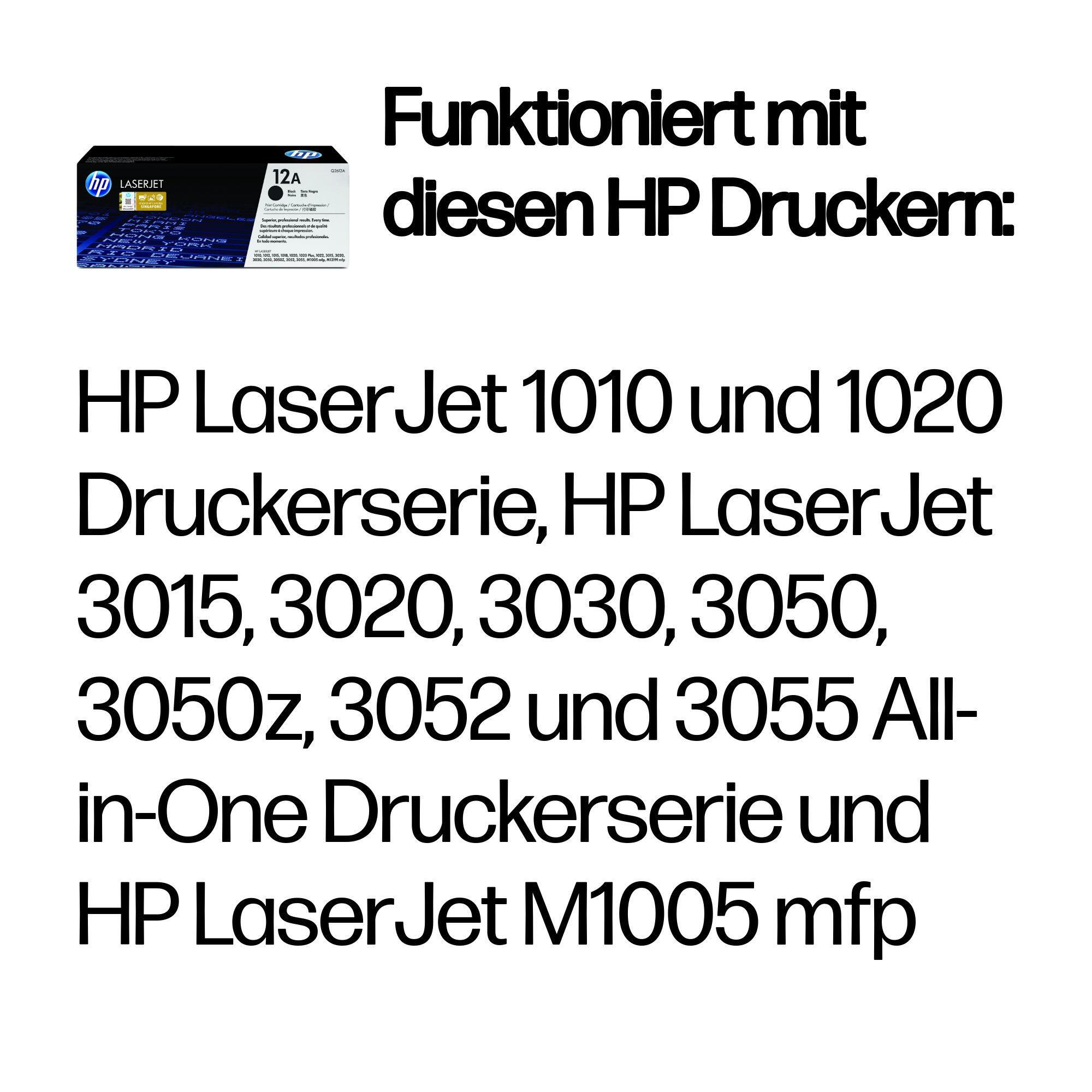 HP Toner 12A / Q2612A Nero Standard