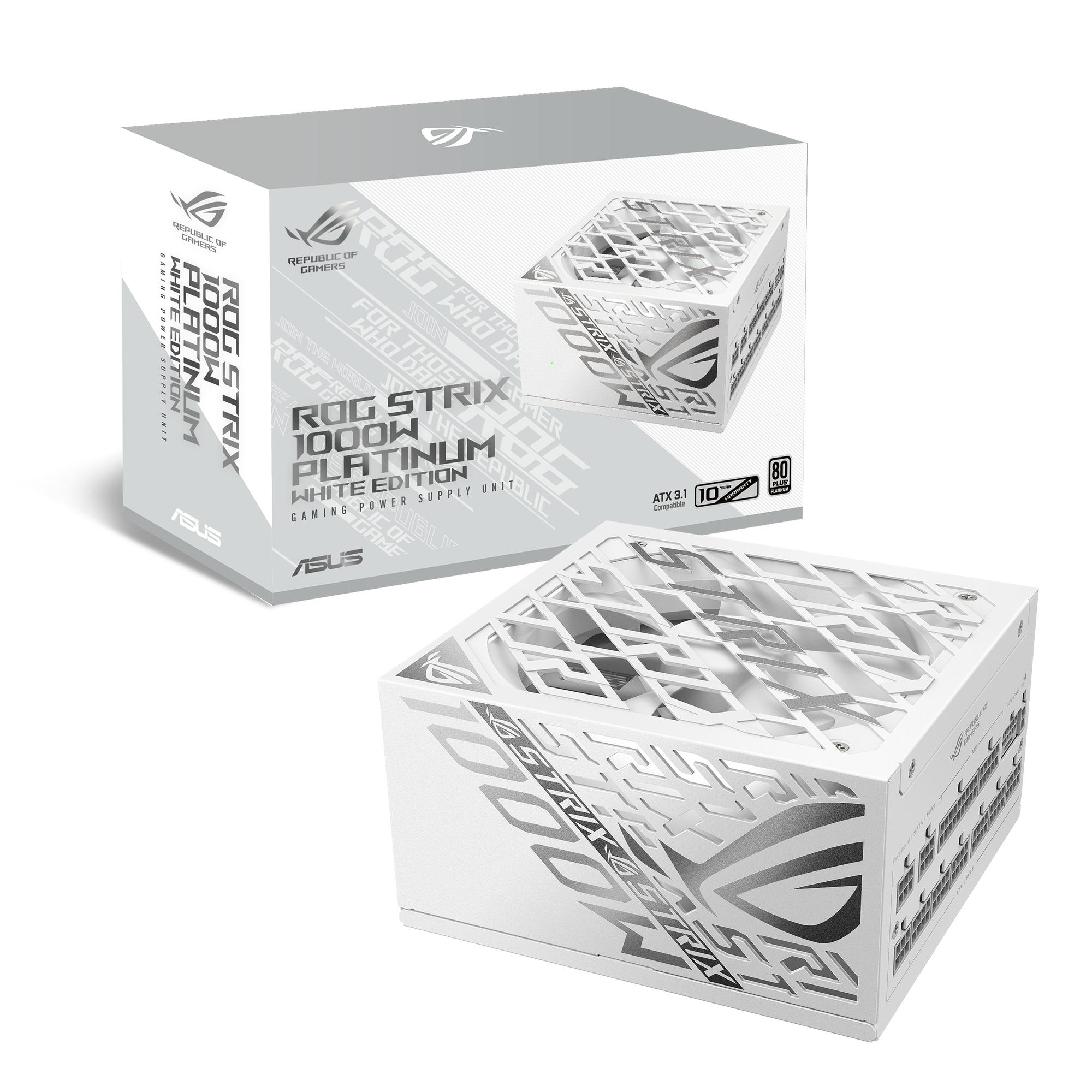 ASUS PC power supply unit ROG Strix 1000W Platinum / 90YE00W4-B0NA00 White