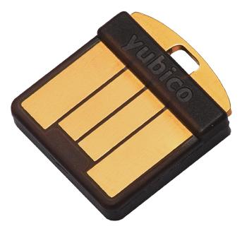 Yubico Sicherheitsschlüssel YubiKey 5 Nano / 100854 Schwarz, Gold S