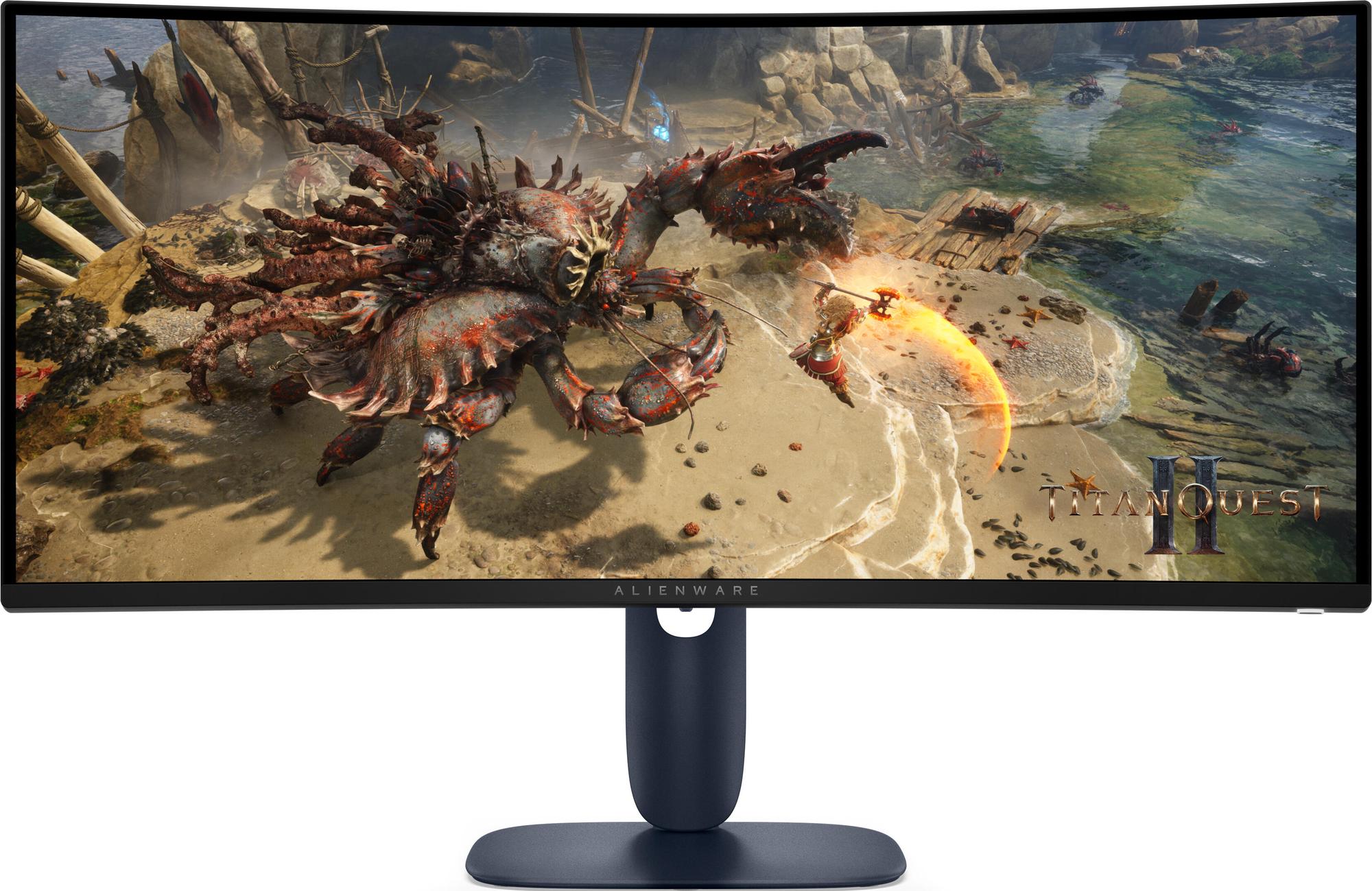 DELL Monitor AW3425DWM / 210-BQWL Schwarz, Blau 86,4 cm (34")