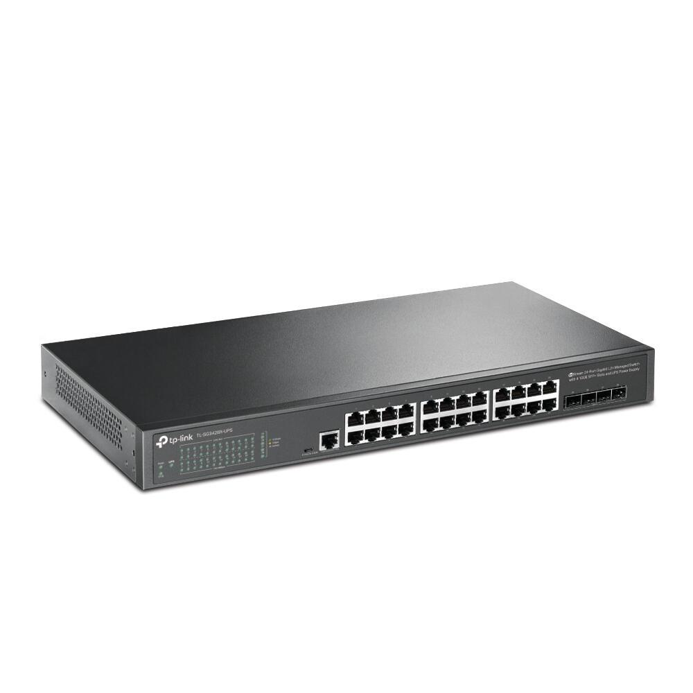 TP-Link Switch SG3428X-UPS / TL-SG3428X-UPS Black Standard