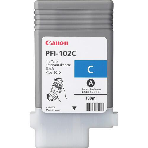 Canon Ink PFI-102C / 0896B001 Cyan Standard