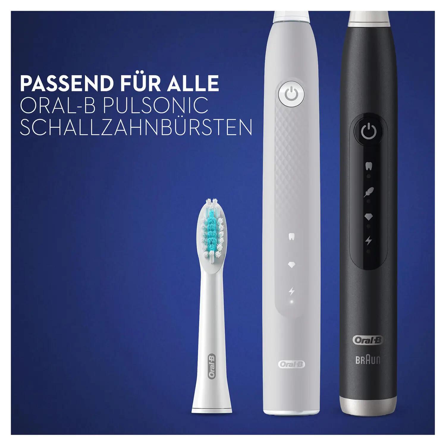 Oral-B Spazzolino da denti collegabile Pulsonic Sensitive / 299158 Bianco 4-Pack