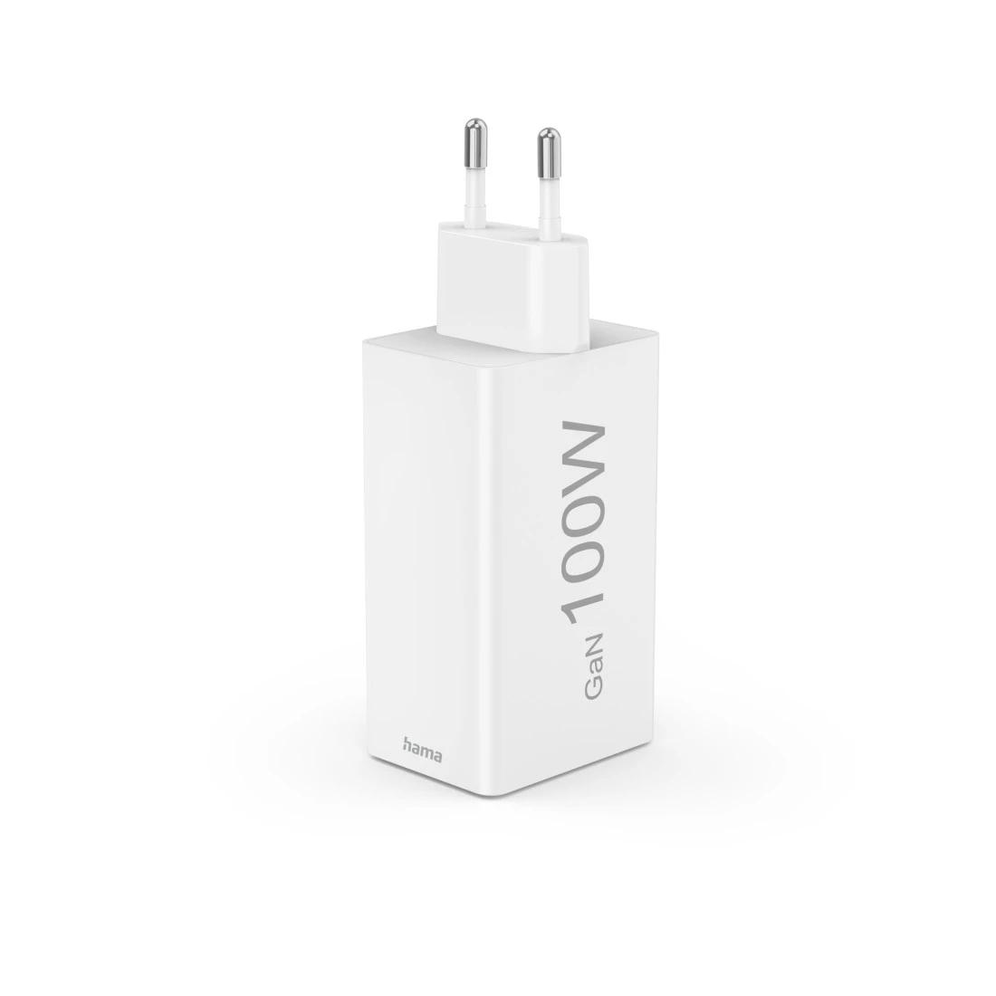 Hama Caricabatterie wireless USB-C USB-A 100W / 00201997 Bianco