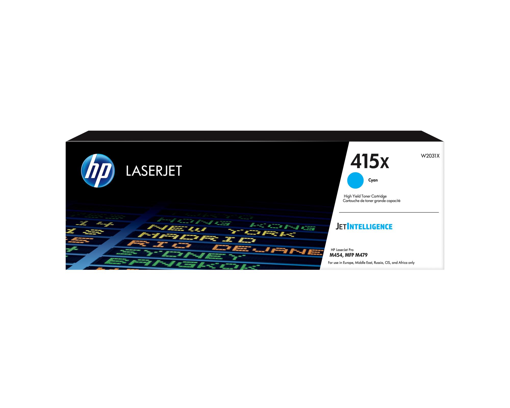 HP Toner 415X / W2031X Ciano XL