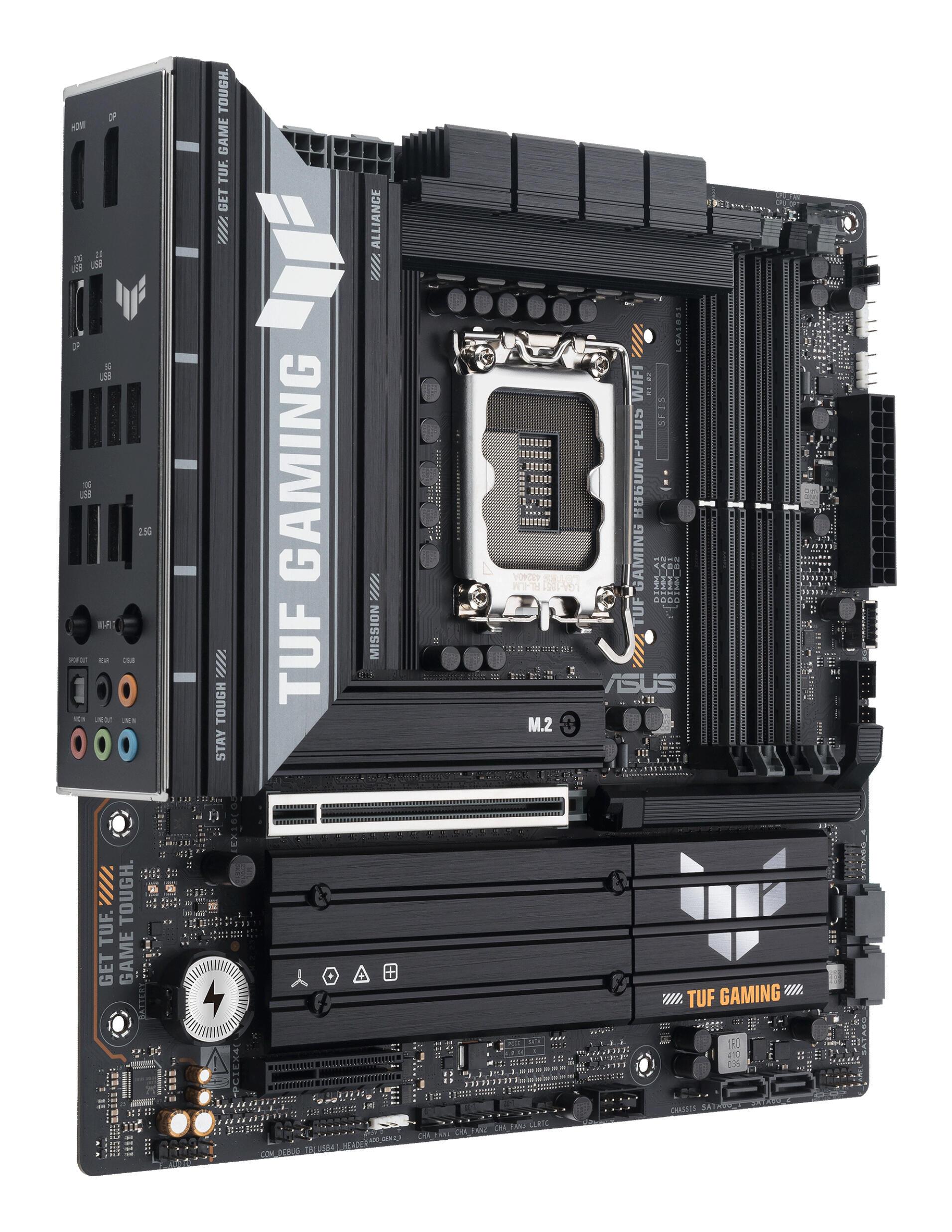 ASUS Mainboard TUF Gaming B860M-Plus WiFi / 90MB1JV0-M0EAY0 Black