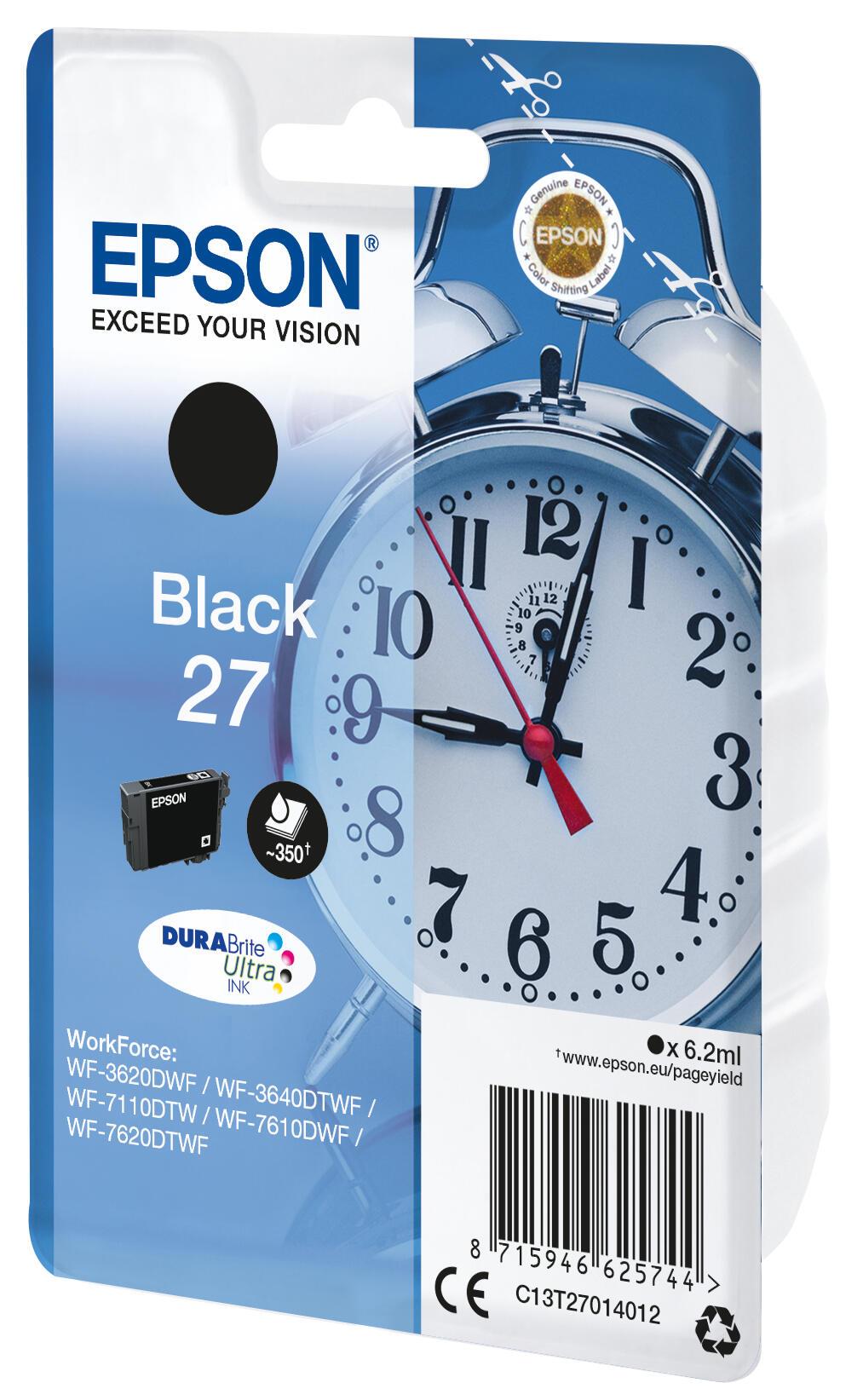 Epson Ink 27 / C13T27014012 Black Standard