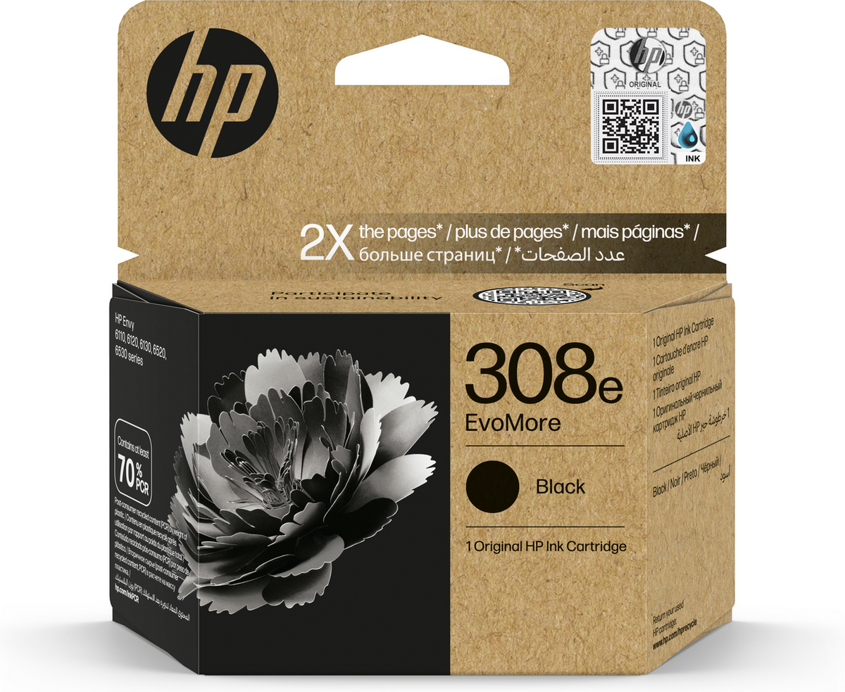 HP Tinte 308E / 7FP22UE Schwarz XL