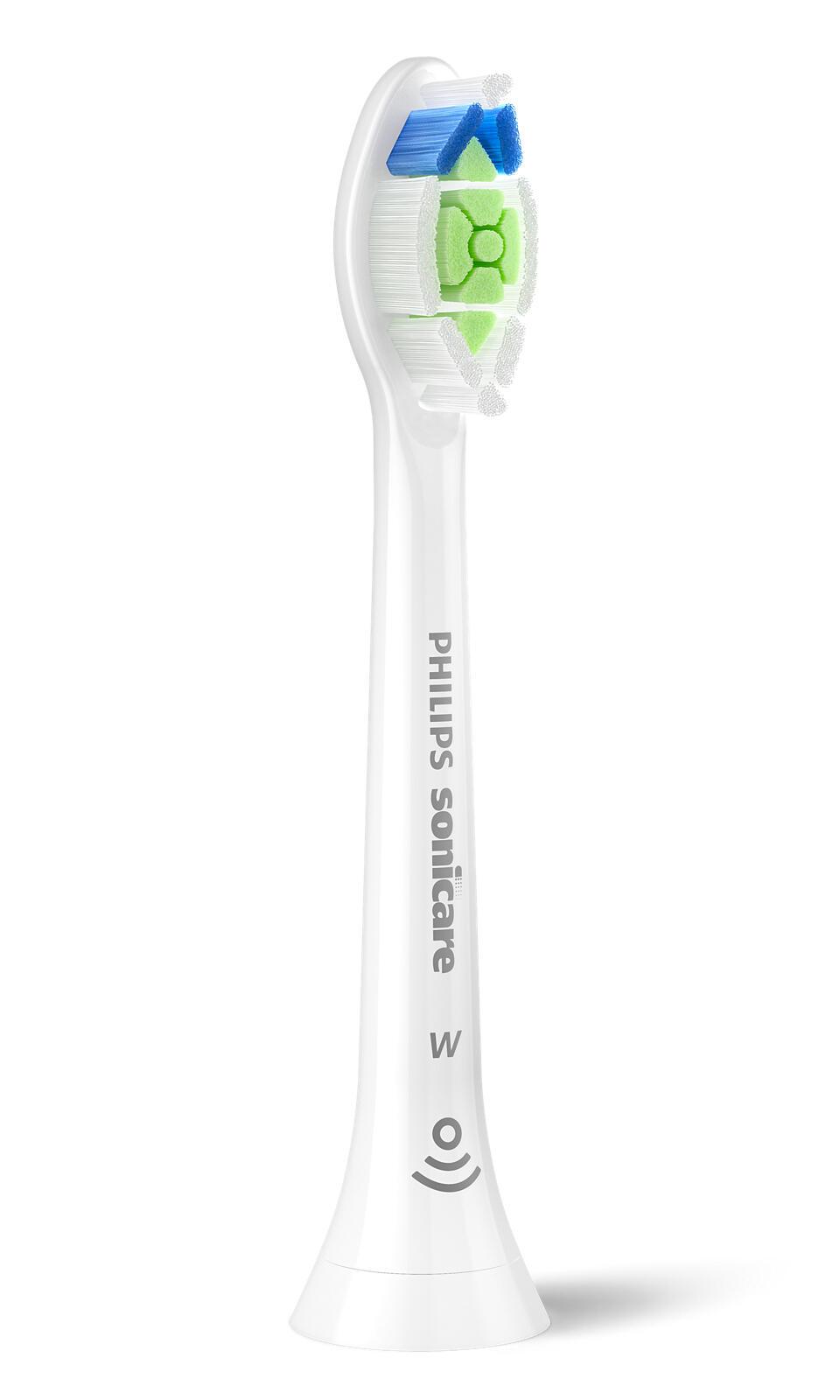 Philips Aufsteckzahnbürste Sonicare W2 Optimal White / HX6066/87 Weiß 6-Pack