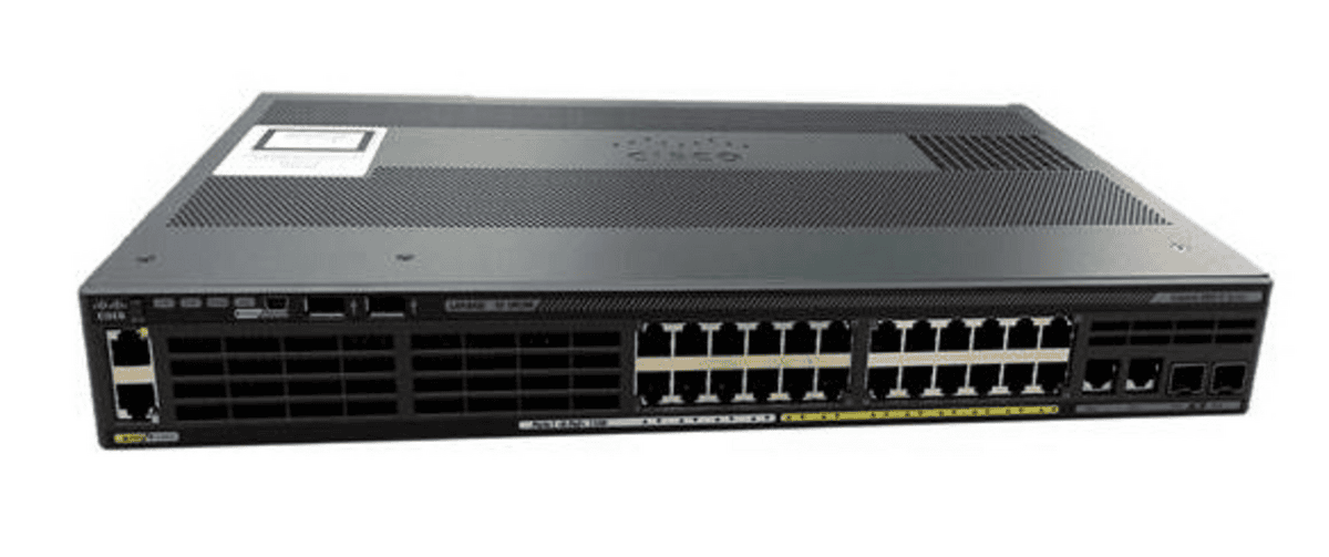 Cisco Switch 296024L / WS-C2960X-24TS-LL Schwarz