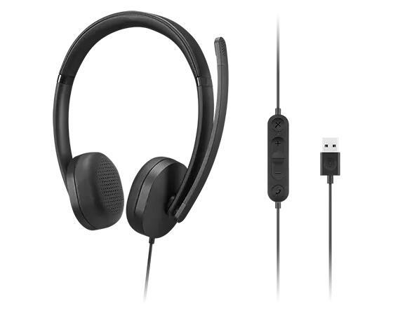 Lenovo Cuffia USB-A Gen2 / 4XD1P83425 Nero