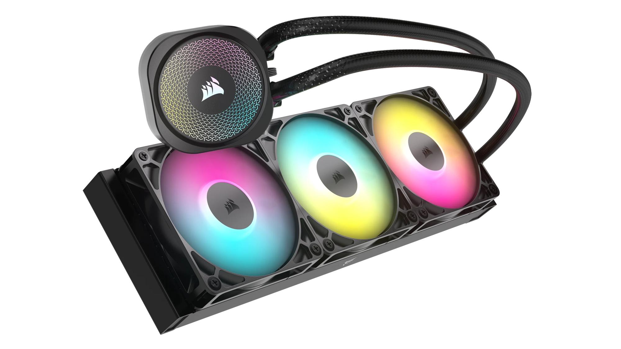 Corsair Refrigeración por agua NAUTILUS 360 ARGB / CW-9060093-WW Negro XL