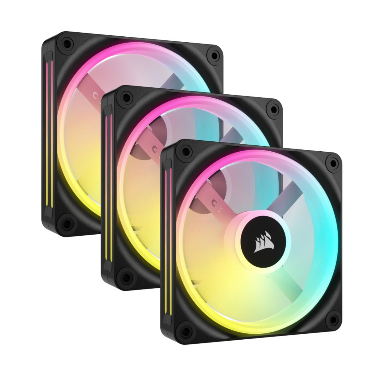 Corsair Lüfter iCUE LINK QX120 RGB / CO-9051002-WW Schwarz