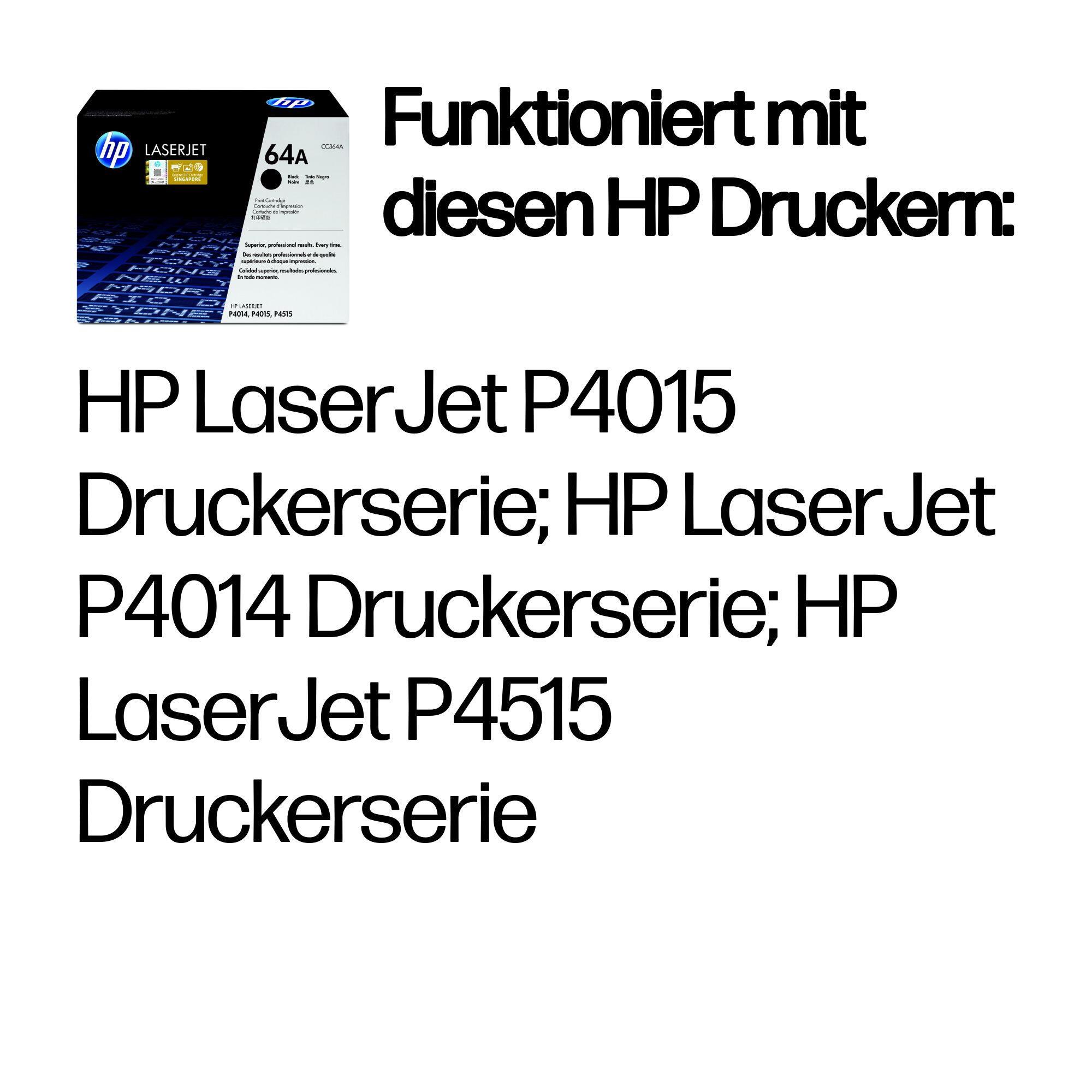 HP Toner 64A / CC364A Noir Standard