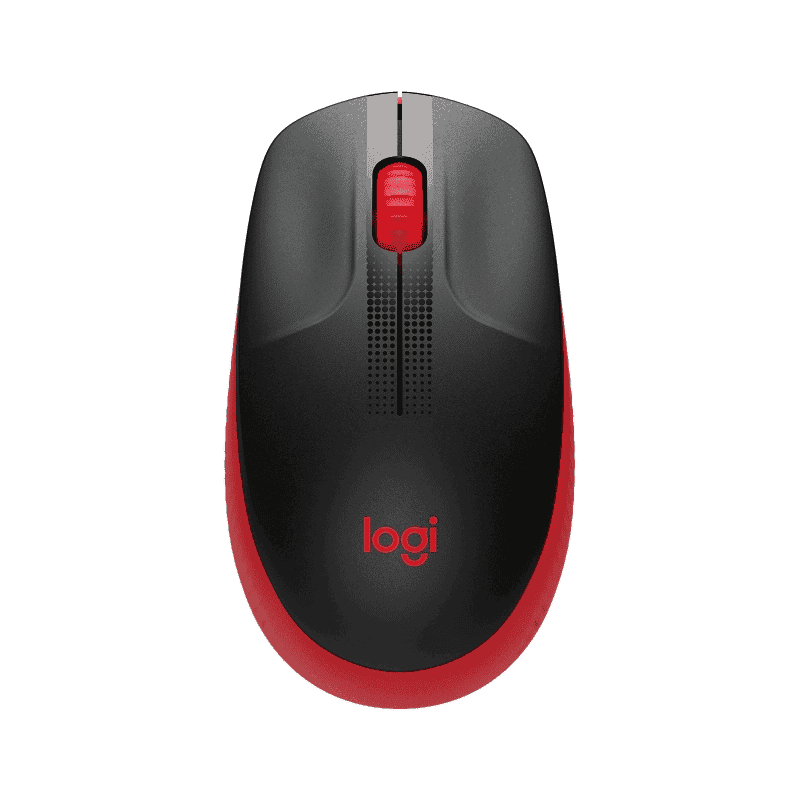 Logitech Ratón ZM190R / 910-005908 Rojo