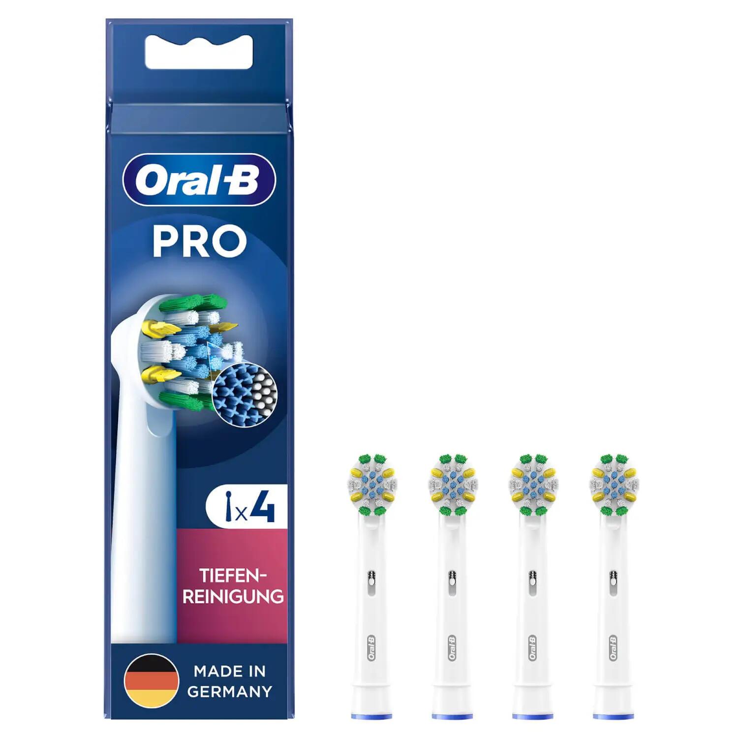 Oral-B Spazzolino da denti collegabile Pro Tiefenreinigung / 860885 Bianco 4-Pack