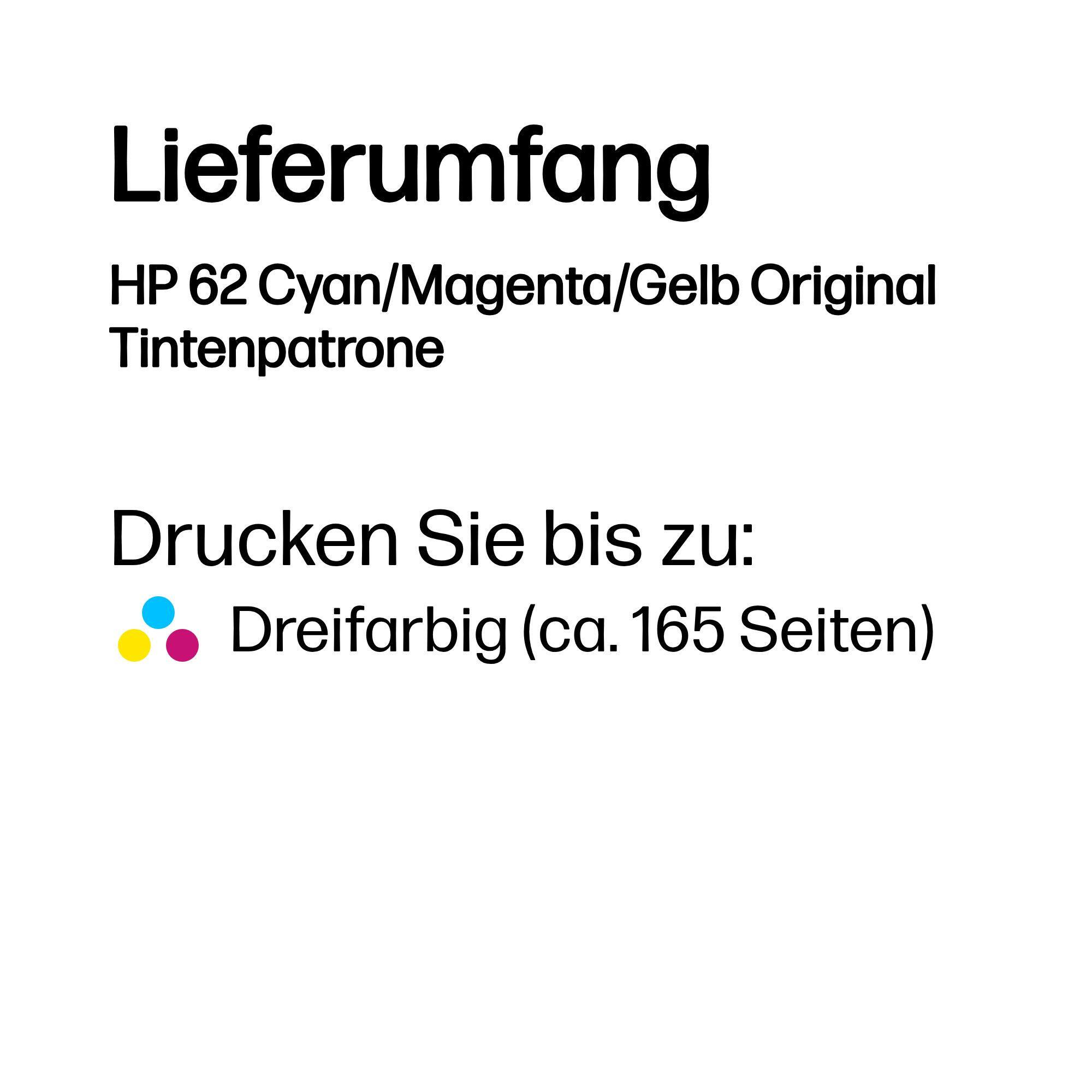 HP Tinta 62 / C2P06AE C,M,Y Standard