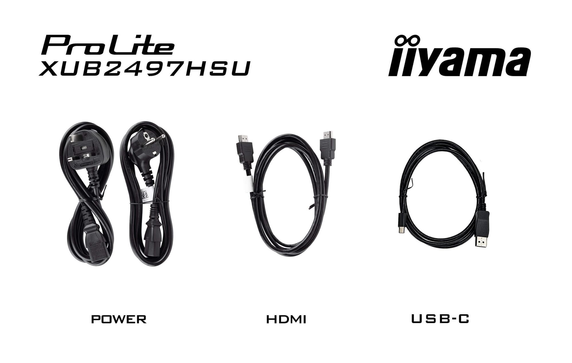 iiyama Monitor XUB2497HSN-B2 / XUB2497HSN-B2 Negro 60,5 cm (23,8")