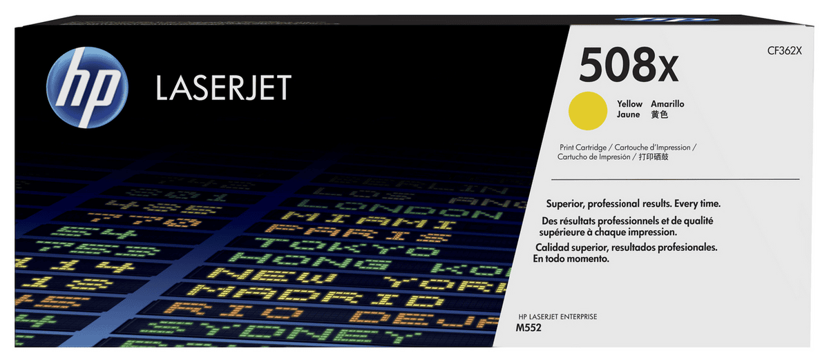 HP Toner 508X / CF362X Yellow