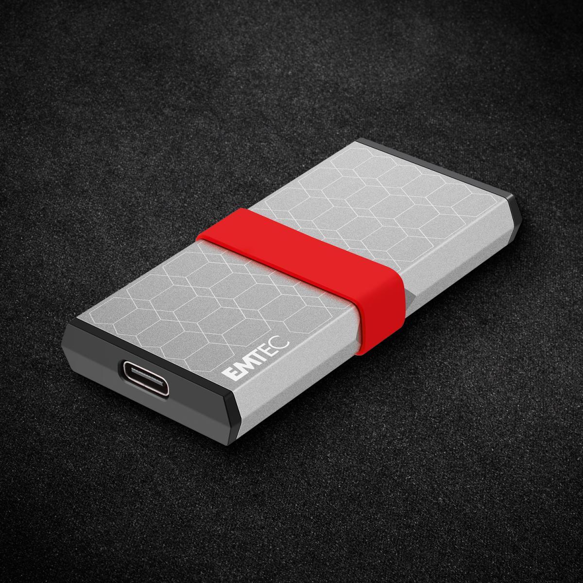 Emtec SSD esterno X205 512GB / ECSSD512GX205 Argento L