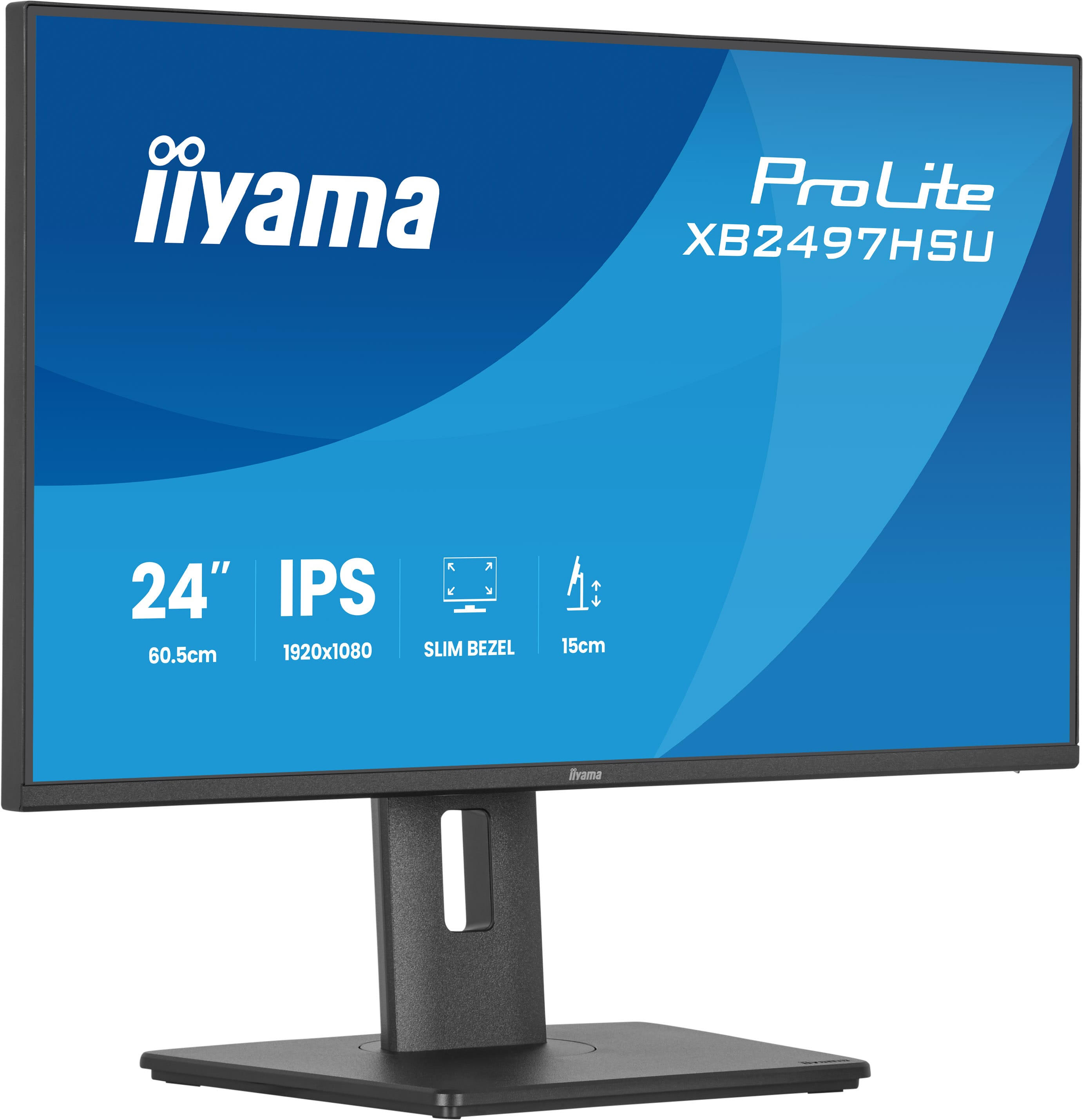 iiyama Monitor XB2497HSU-B1 / XB2497HSU-B1 Black Standard 60.5 cm (23.8")