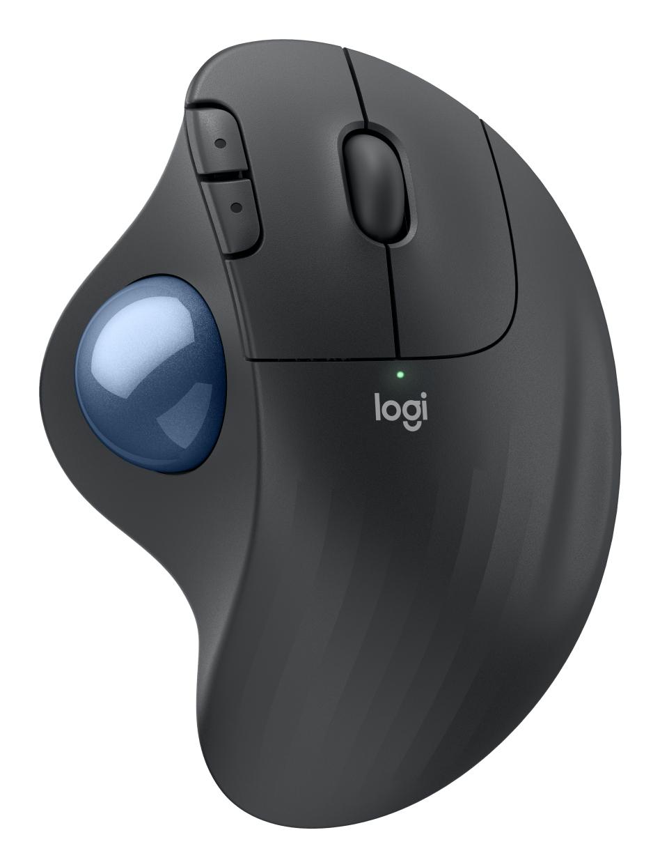 Logitech Ratón ERGO M575S / 910-007029 Grafito, azul