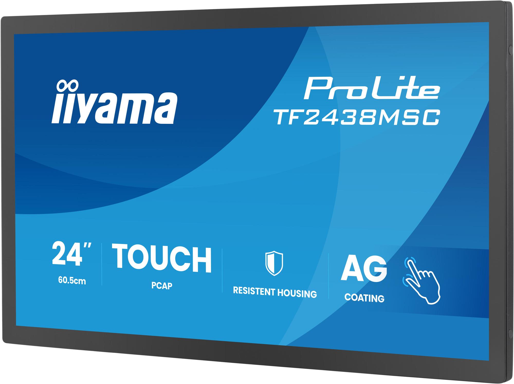 iiyama Monitor ProLite TF2438MSC / TF2438MSC-B2 Black 60.5 cm (23.8")