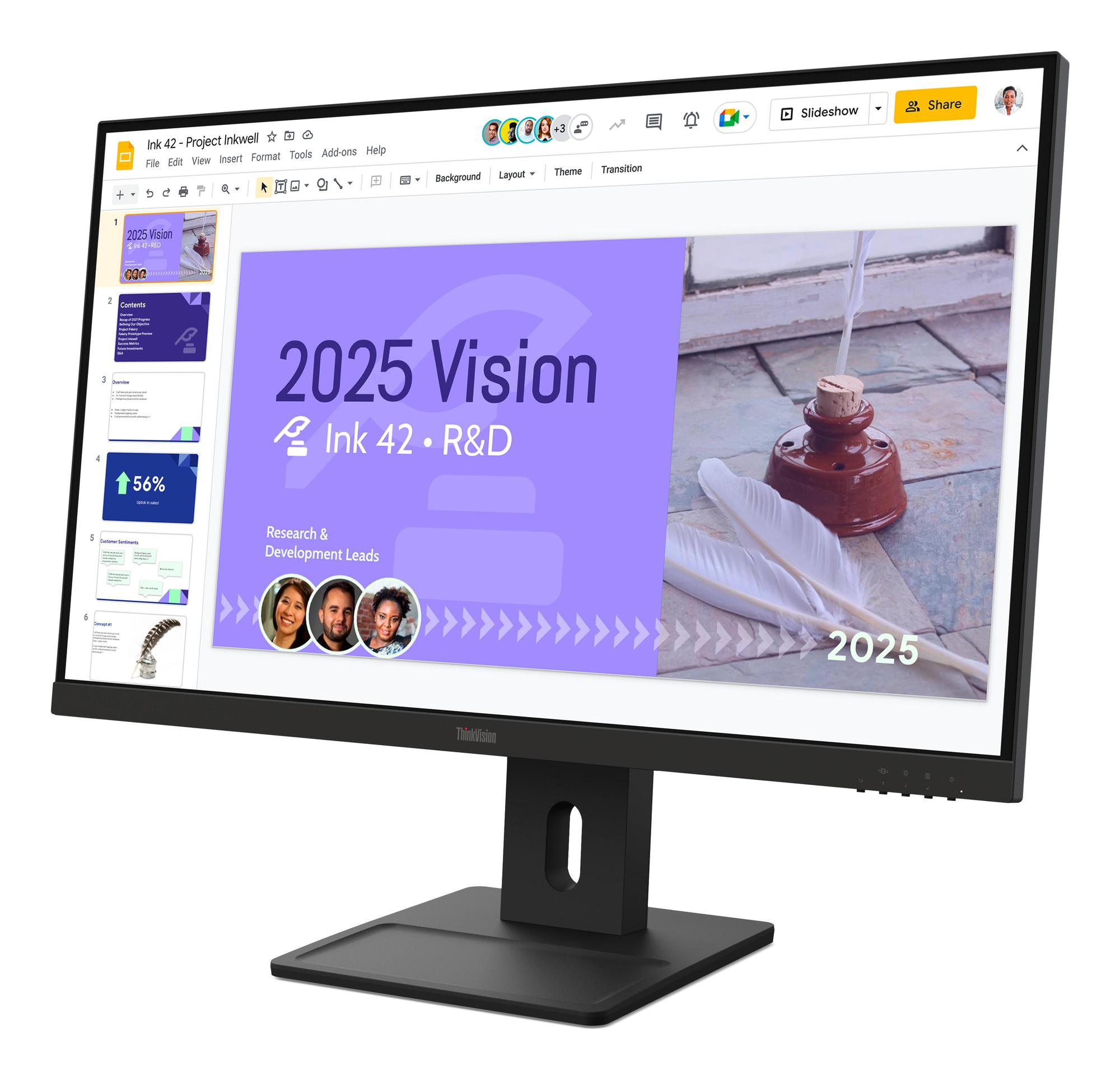 Lenovo Monitor ThinkVision E27Q-40 / 64BDGAT4EU Negro 68,6 cm (27")