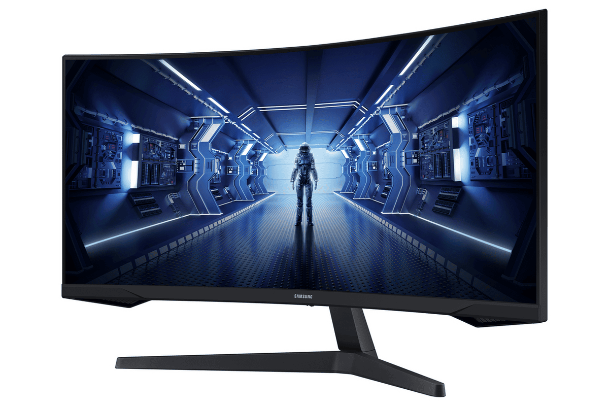 Samsung Monitor C34G55TWWP / LC34G55TWWPXEN Black (34 ")