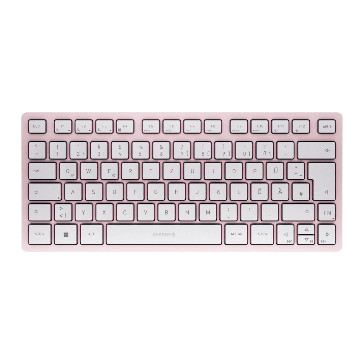 Cherry Tastatur KW 7100 Mini BT Wireless / JK-7100DE-19 Rosa