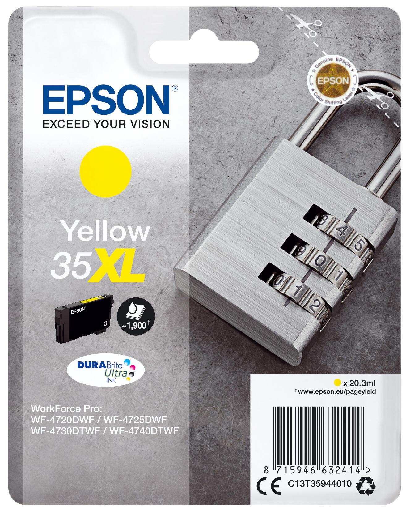 Epson Tinta 35XL / C13T35944010 Amarillo XL