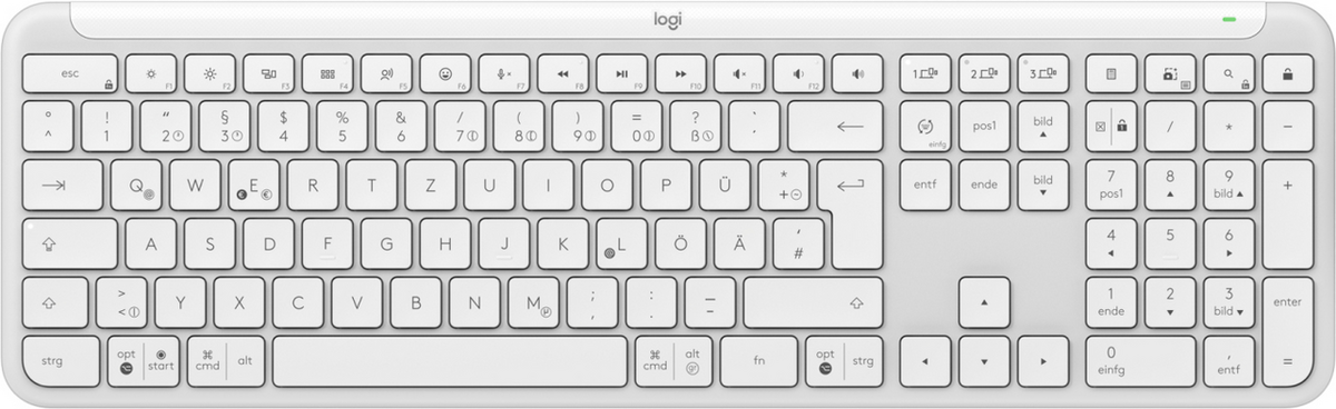 Logitech Teclado K950 Signature Slim / 920-012452 Blanco