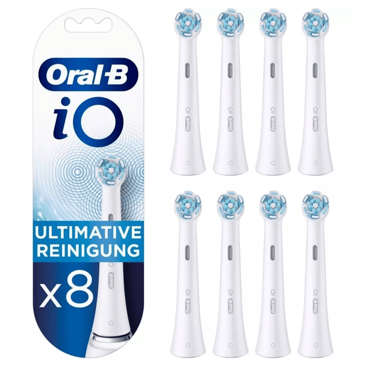 Oral-B Aufsteckzahnbürste IOUR8W / 4210201434818 Weiß 8-Pack
