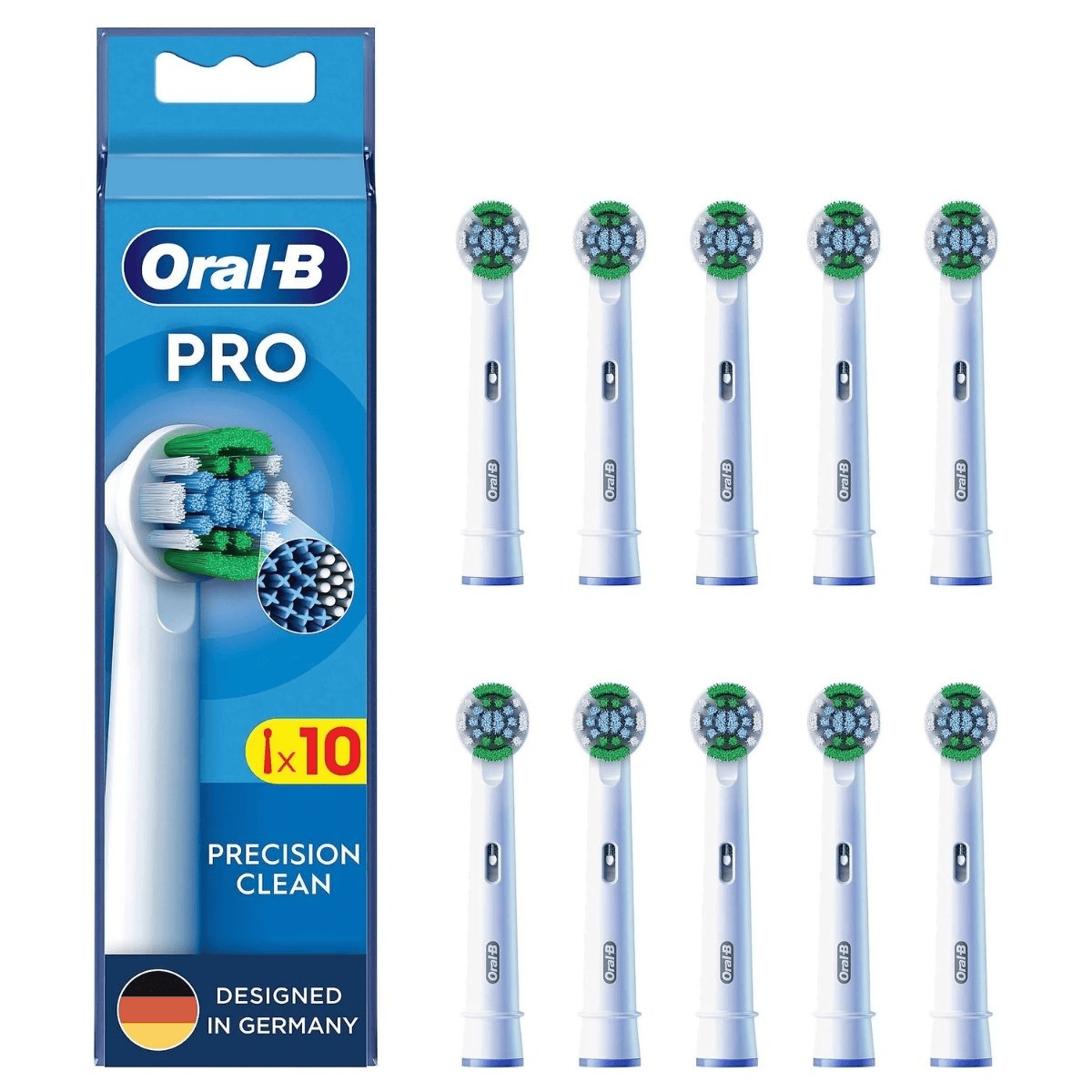 Oral-B Brosse à dents sonique 10x Precis / 861080 Blanc 10-Pack